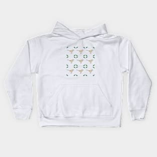 Mockingbird Leave Pattern Kids Hoodie